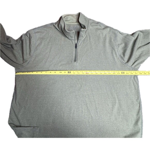 Eddie Bauer 1/4 Zip Sweater Men's 2XL Long Sleeve Pullover Cotton Pre Owned - Picture 5 of 11